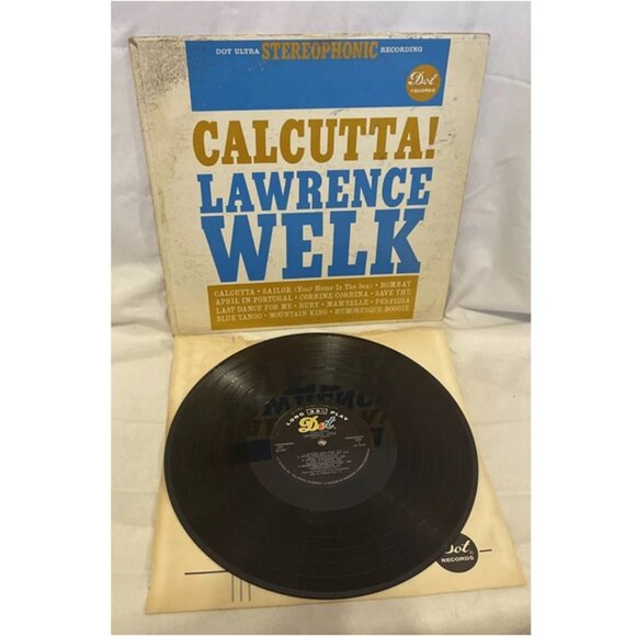 Lawrence Welk Calcutta! (Vinyl, 1961) Dot Records DLP 25359 Good+ LP Record - Picture 2 of 12